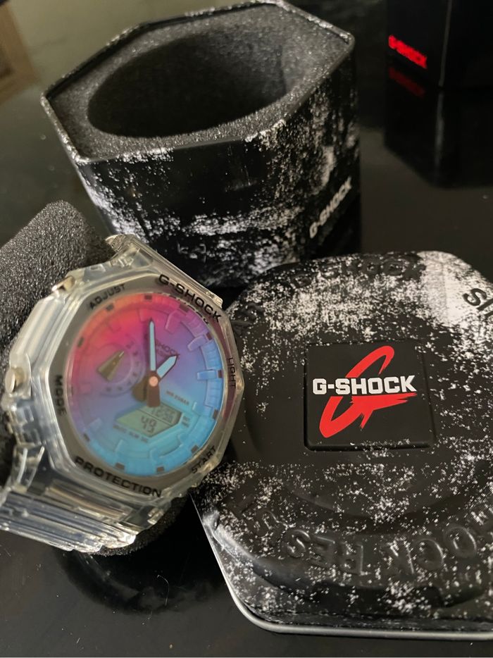Montre G Shock transparente multicolore - photo numéro 2