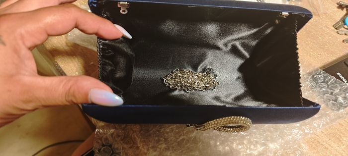 Pochette cérémonie bleu marine - photo numéro 5