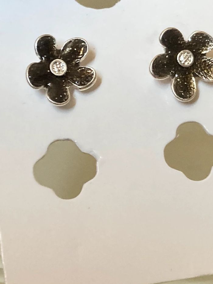 boucles d oreilles fleurs - photo numéro 4