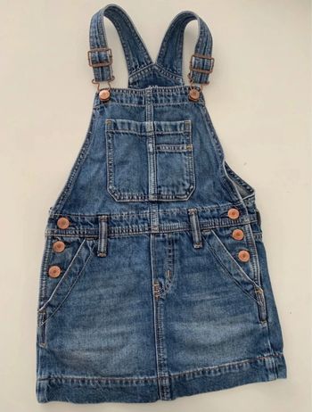 Robe salopette en jeans - Taille XS - GAP kids