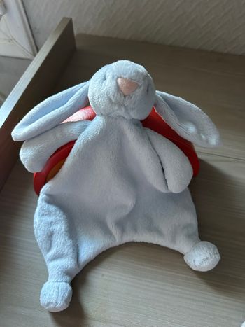 Doudou lapin bashfyl bleu Jellycat