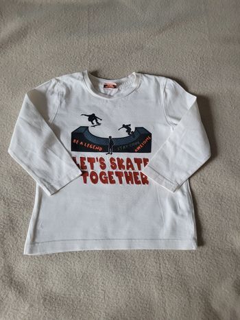 T-shirt manches longues 3 ans 96 cm tape à l'œil