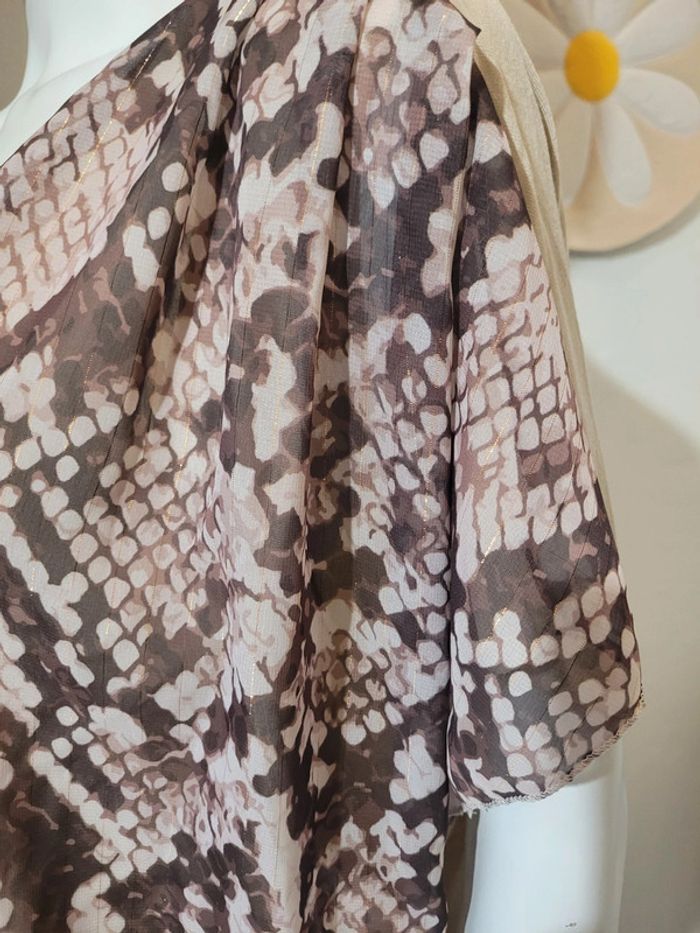 T shirt voile doublé grande taille - photo numéro 6