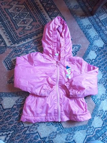 Veste coupe vent doublée coton 18 mois