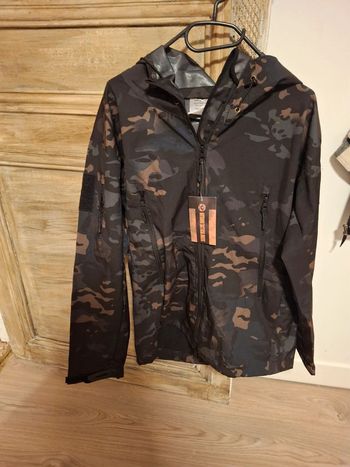 Veste blouson camouflage homme outdoor tactical dress neuf taille l réglable