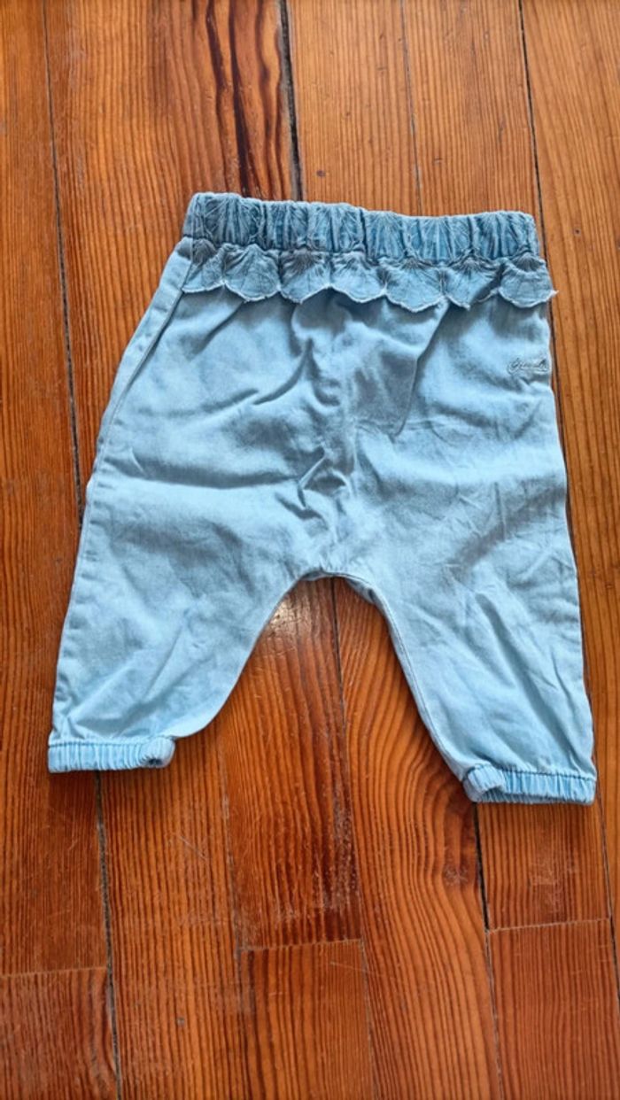 Pantalon bleu avec brillant