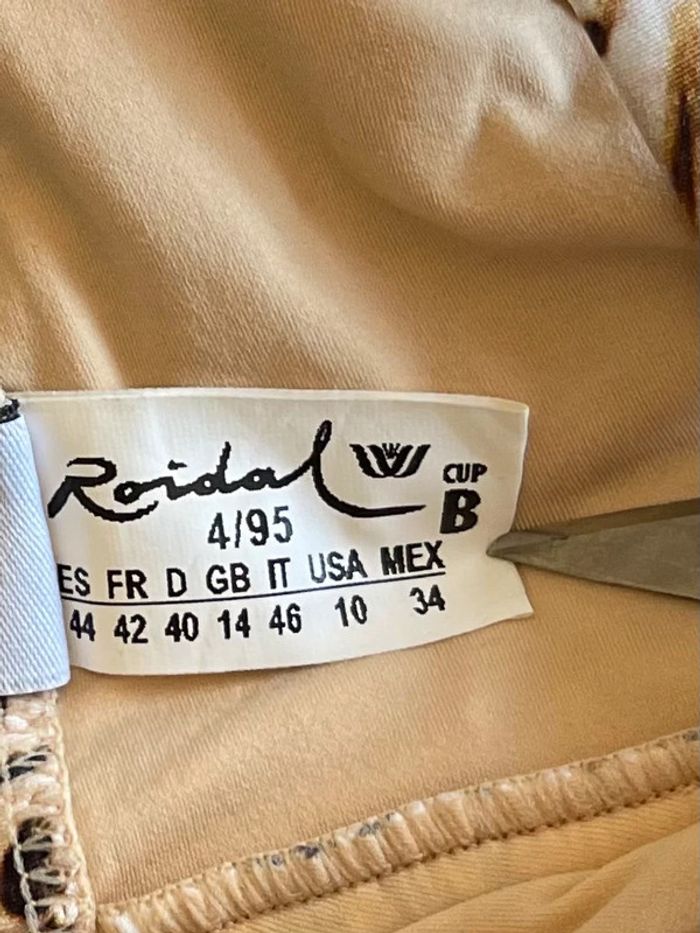 Maillot de bain 2 pièces imprimé léopard – Roidal – Taille 42 / 95B - photo numéro 7