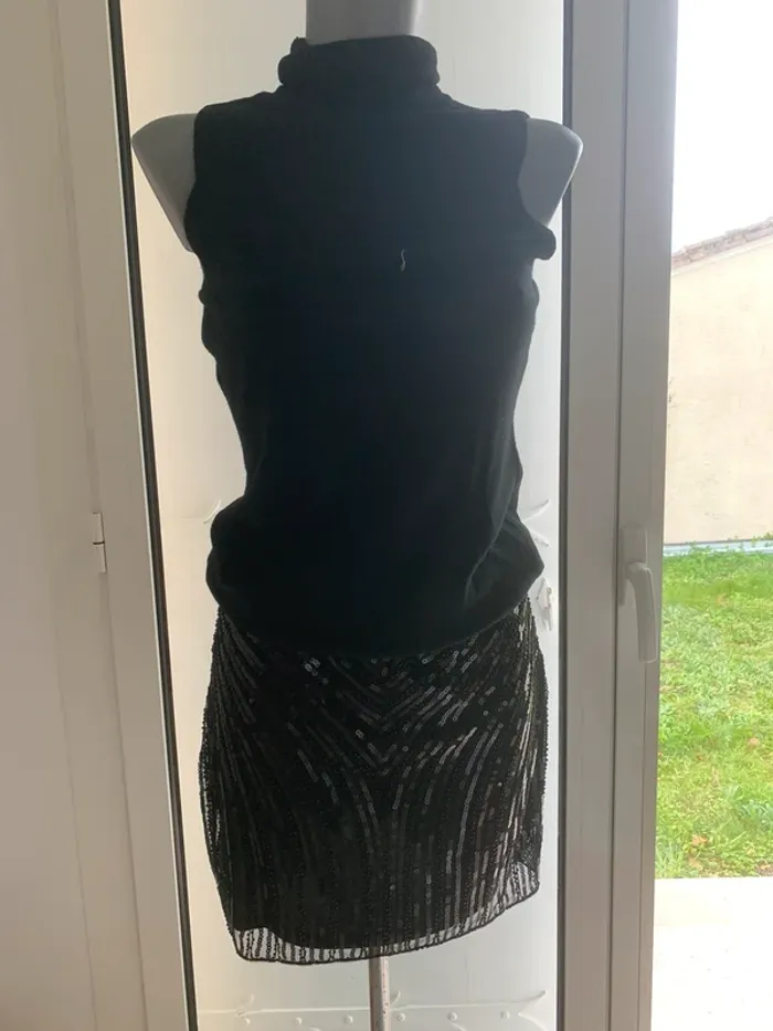 Jupe strass et perle pour les fêtes TL