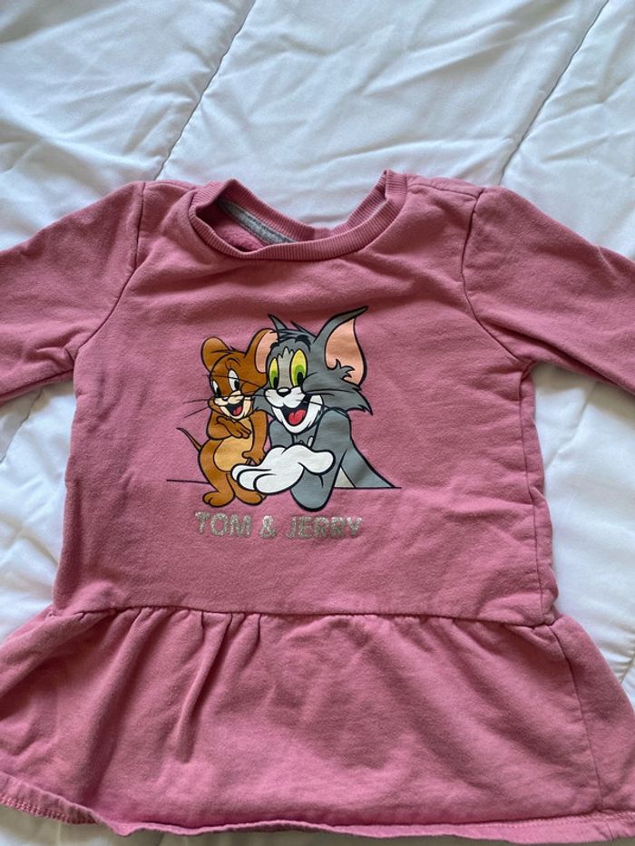 Robe pull taille 3 ans tom et Jerry