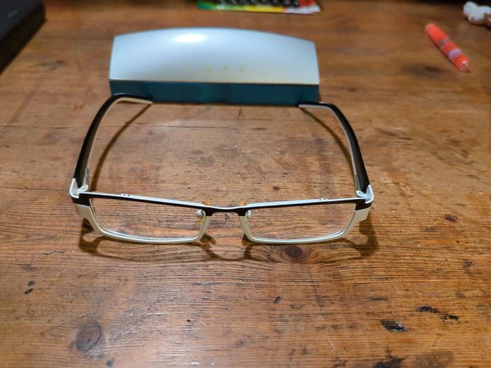 Monture lunettes design noir blanc lapo Achat occasion Autres