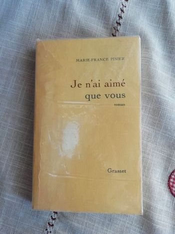 Livre Je n'ai aime que vous