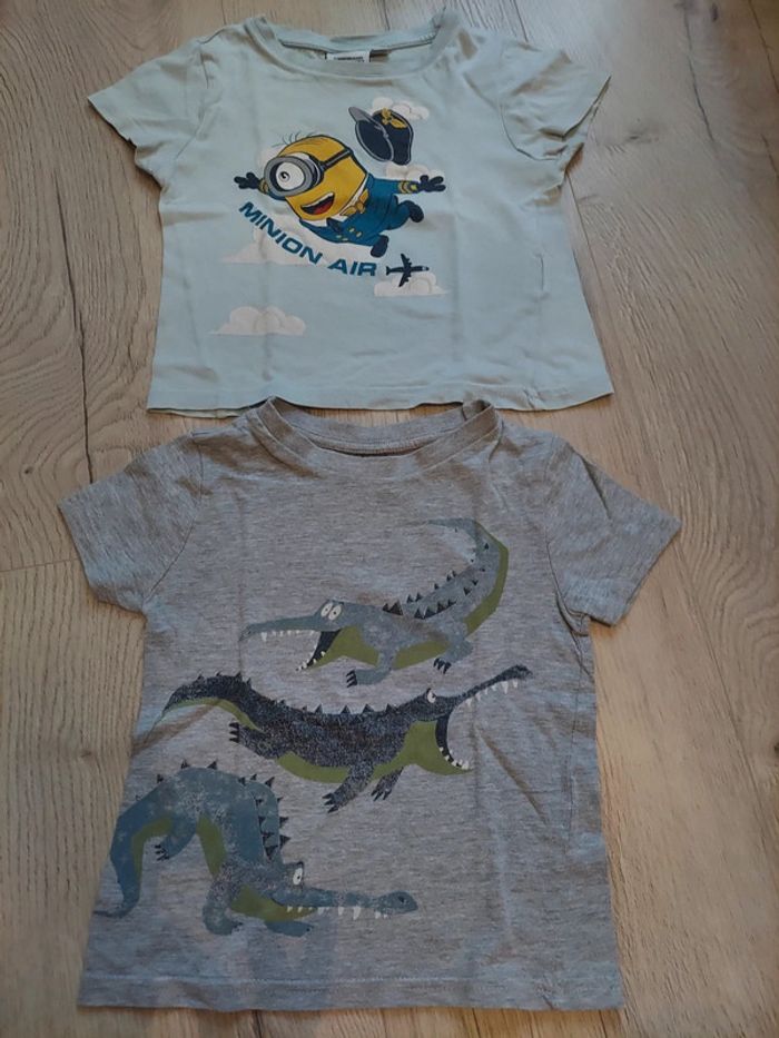 Lot 2 Tee-shirts mc 3 ans
