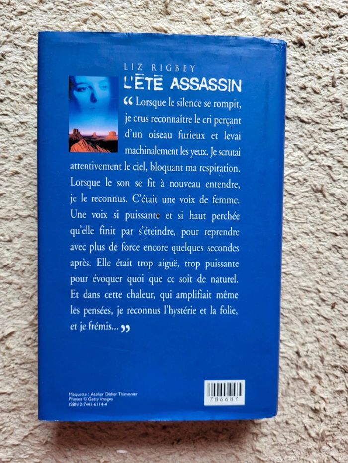Roman L'été assassin de Liz Rigbey - photo numéro 2