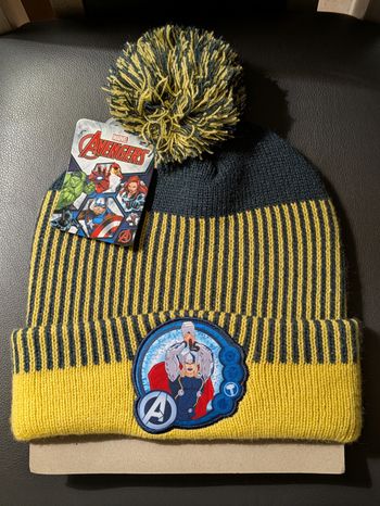 Bonnet jaune à pompon Marvel Avengers - Thor - Neuf avec étiquette !