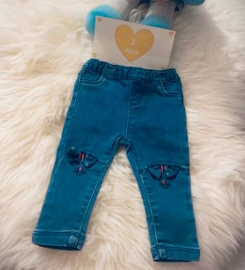 3 mois - jeans slim lapin