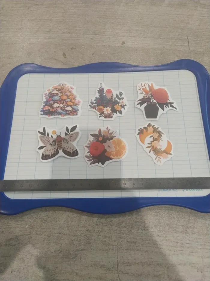 Lot de stickers nature