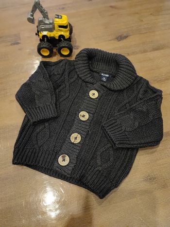 Gilet chaud maine gris anthracite