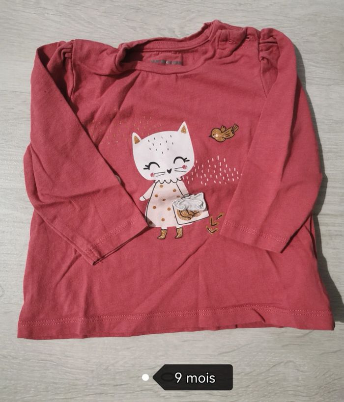 T-shirt manche longue fille