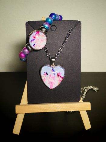 Collier + Bracelet K-pop Demon Hunters.