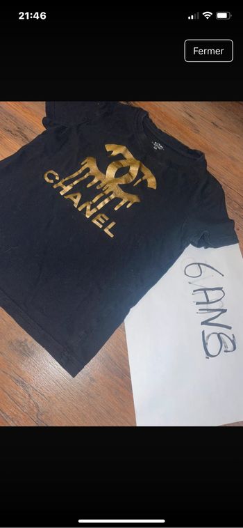 T-shirt noir écriture