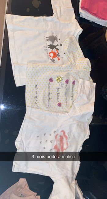 Lot tee shirt manche longue