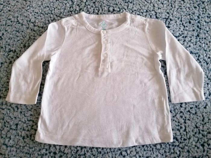 Tee-shirt blanc garçon taille 6 mois