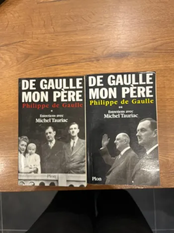 Lot de 2 livres De Gaulle