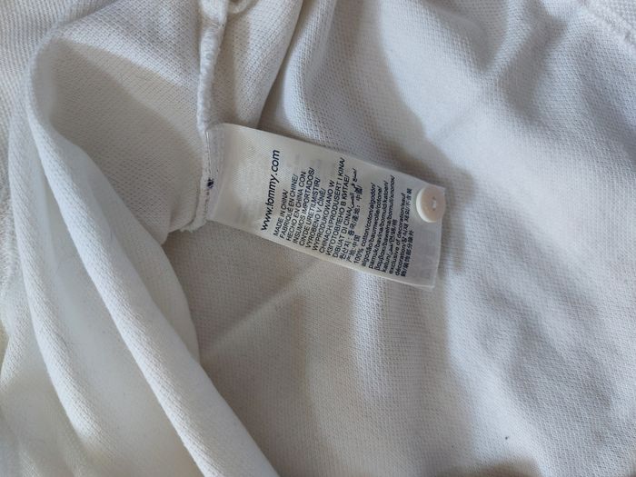 Polo Tommy Jeans blanc - photo numéro 3