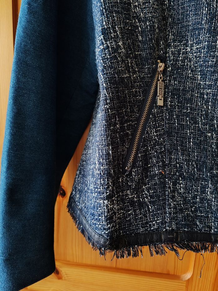 Veste bi matiere - photo numéro 3