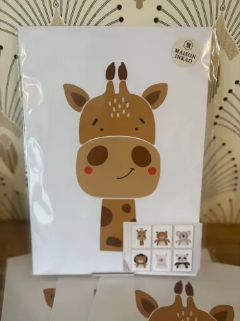 Affiches “Mini Jungle Squad” pour chambre enfant