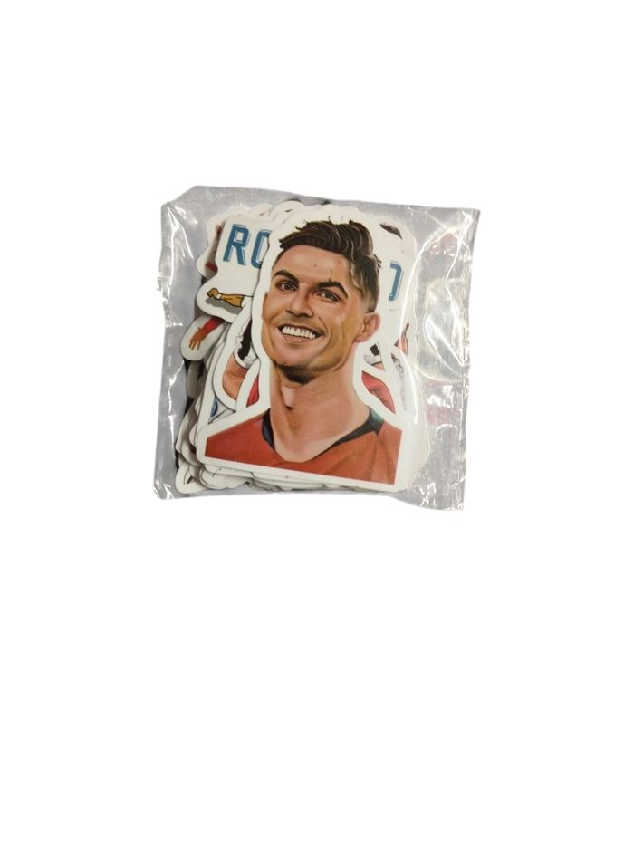 Set 50 stickers autocollants Cristiano Ronaldo CR7 - photo numéro 2