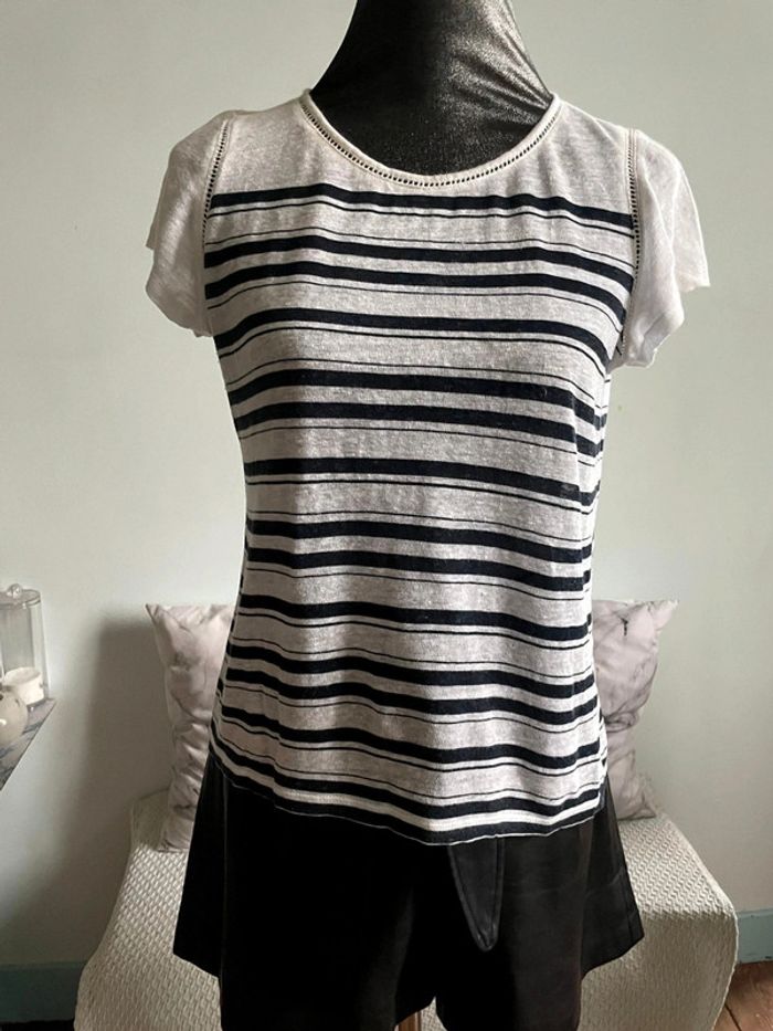 T-shirt en coton tintoretto.