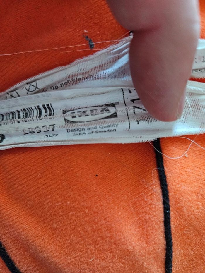 Gros ballon de basket en tissu Ikea - photo numéro 4