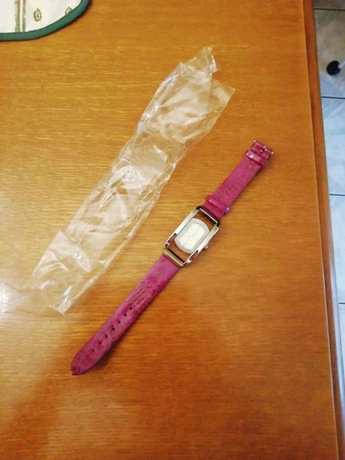 Montre Souris D'Or x Swarovski violette neuve