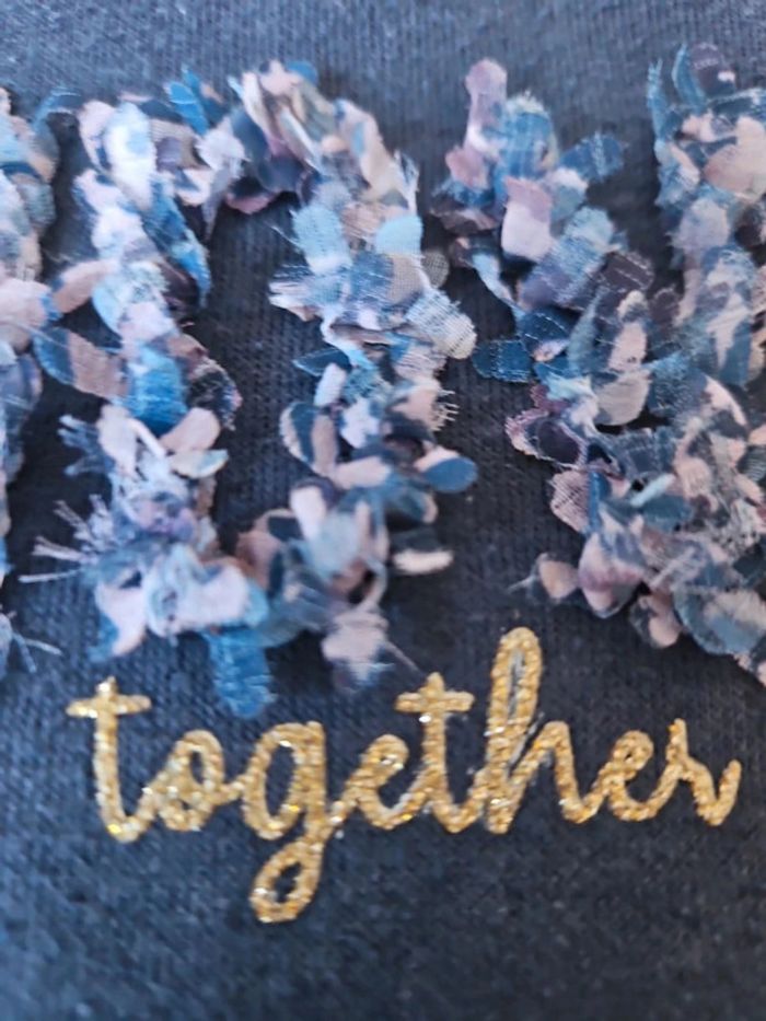 Sweat fille bleu marine marque vertbaudet 3 ans jolis details élégants - photo numéro 2