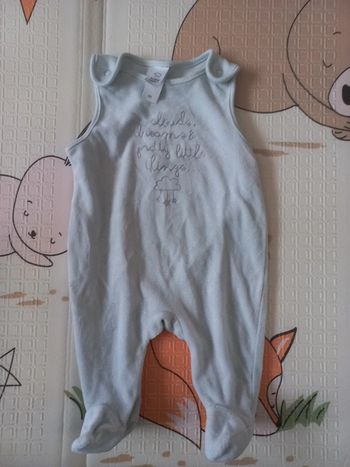 Salopette/grenouillère bleu ciel 3mois