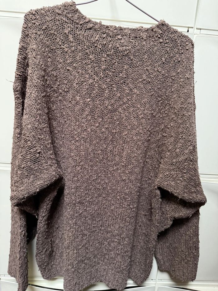 Pull sweat vintage femme marron fashion studio taille 2 - photo numéro 3