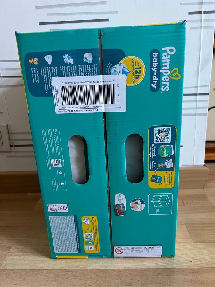 Couche Pampers Baby-dry taille 7 15+ kg 84 couches - photo numéro 2