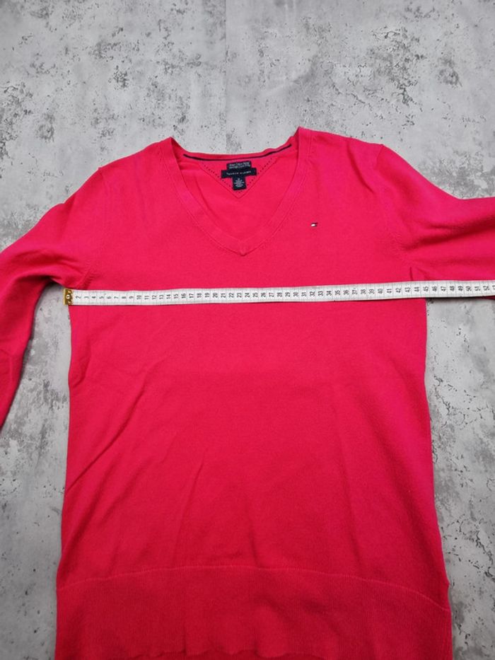 Pull col V Tommy Hilfiger fuchsia, M Femmes - photo numéro 8