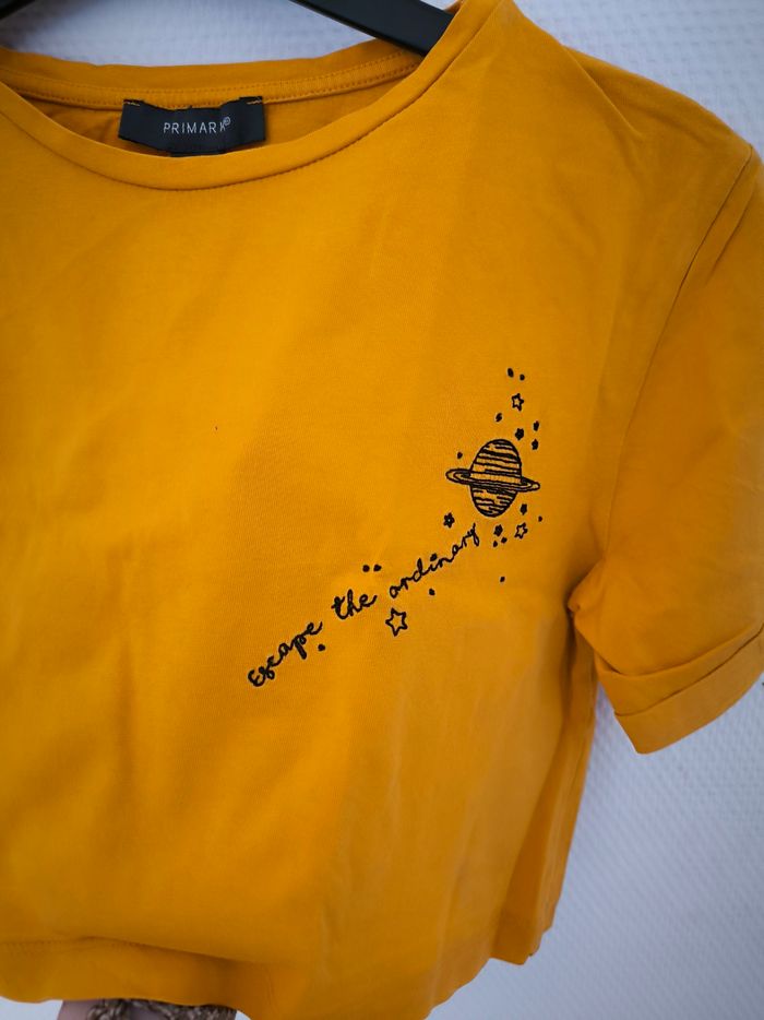 Haut court orange Primark taille S - photo numéro 3