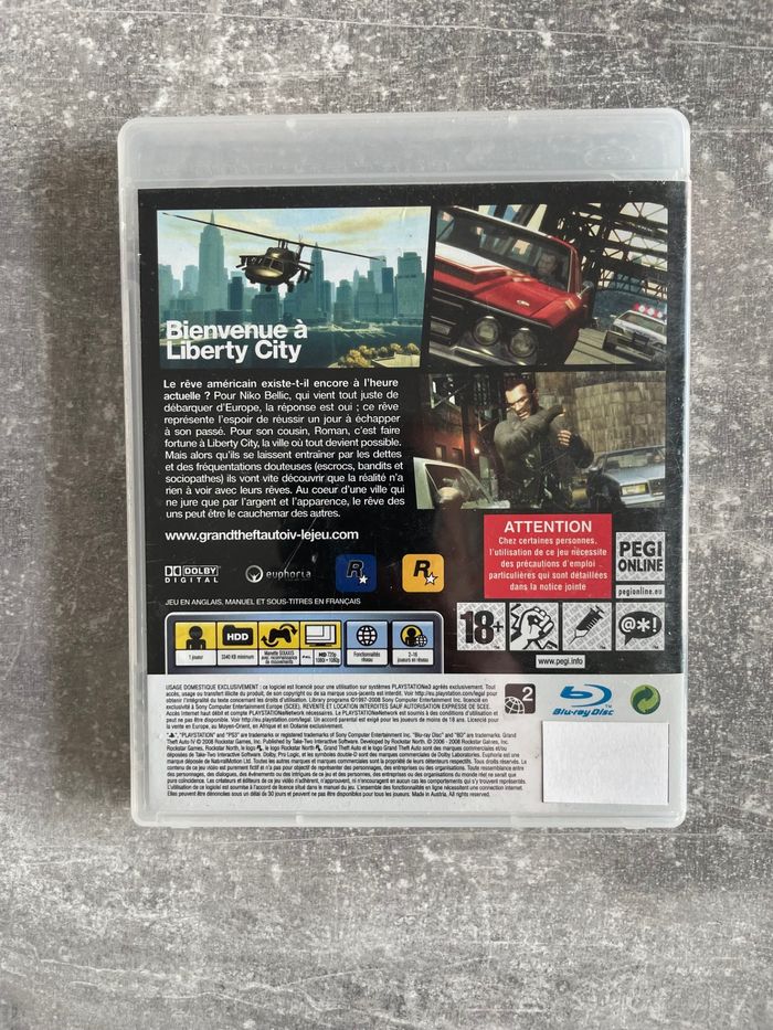 Jeu pour Sony PS3, GTA IV, Grand theft auto 4 en français. - photo numéro 4