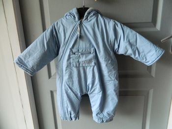 Combinaison chaude d'hiver T 3 mois "Grain de blé"