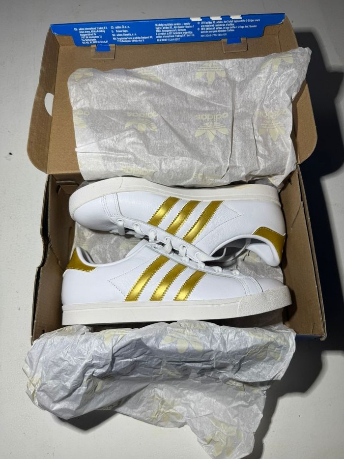 Adidas blanches dorées T38 neuves - photo numéro 7