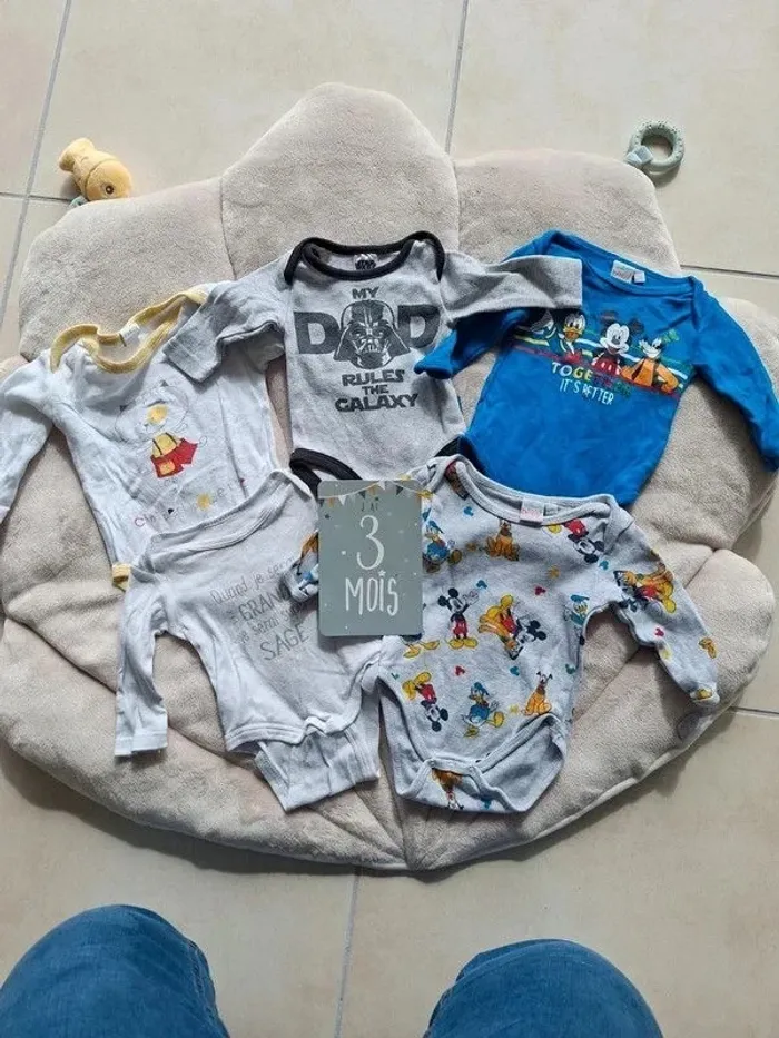 Lot de 5 bodies manche longue