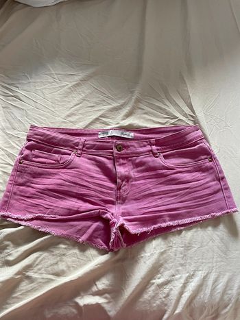Short taille basse rose