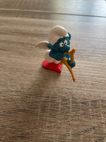 Figurine Vintage Schtroumpf Cupidon Peyo Schleich 1980