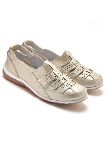 Mocassins ajourés élastiqués - Pédconfort - pointure 37