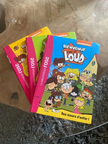 Lot de trois livres « bienvenue chez les loud »