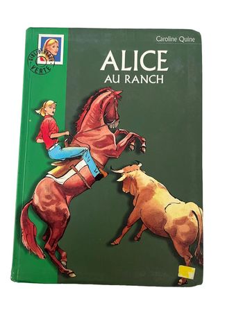 Livre Bibliothèque verte Alice au Ranch N•462