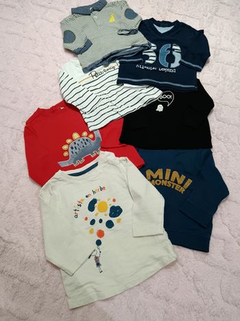 Lot de 7 t-shirts garçon 6 mois